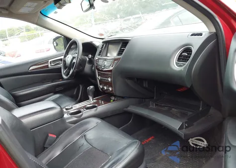 2014 Nissan Pathfinder Platinum из США, поврежденный, VIN 5N1AR2MM0EC666232